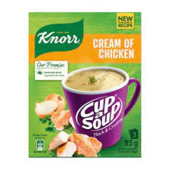KNORR CUP A SOUP TH&CRM CHICKEN& 3EA KNORR CUP A SOUP TH&CRM CHICKEN& 3EA