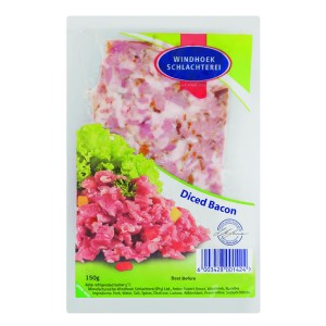 WINDHOEK DICED BACON 150GR