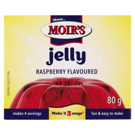 MOIR'S JELLY RASPBERRY 80GR