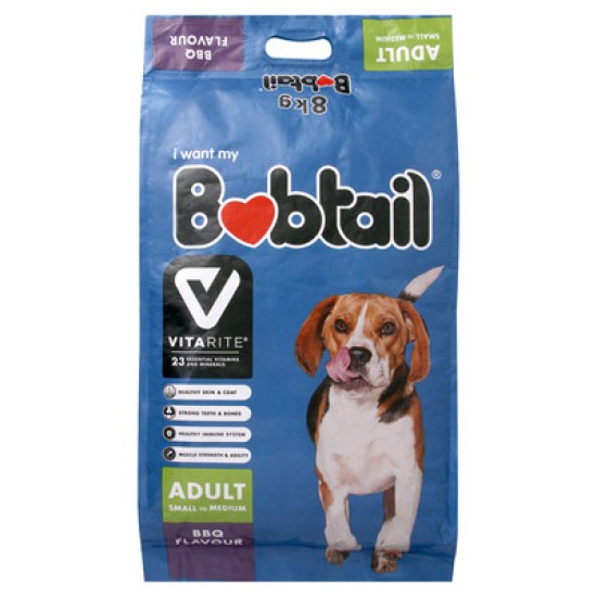 BOBTAIL SM M ADULT MIN CHUNKS BBQ 8KG