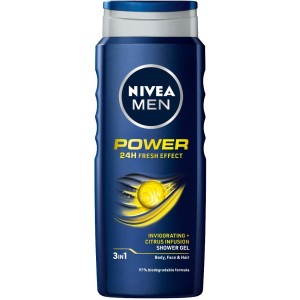 NIVEA FOR MEN S/GEL POWER REFRESH 500ML