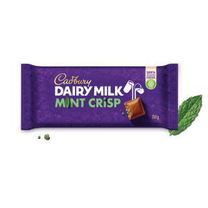 CADBURY SLAB MINT CRISP 80GR