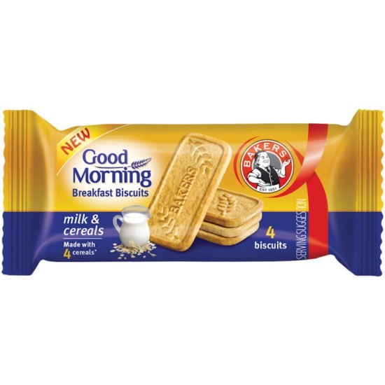 BAKERS GOOD MORNING MILK&CEREAL 50GR