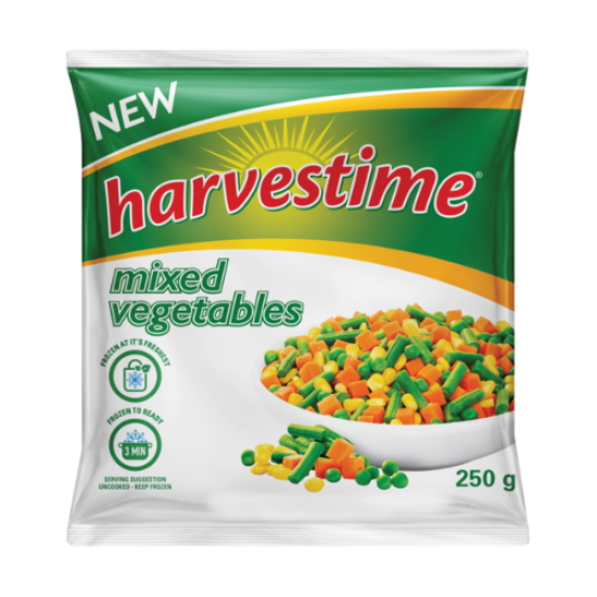 HARVESTIME MIXED VEG 250GR