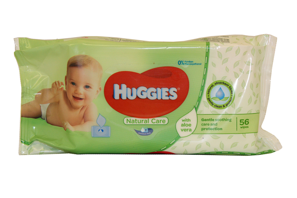HUGGIES BABY WIPES NATURAL CARE 56EA